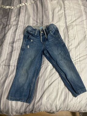 GAP Boys Blue Denim Jeans with Light Distress